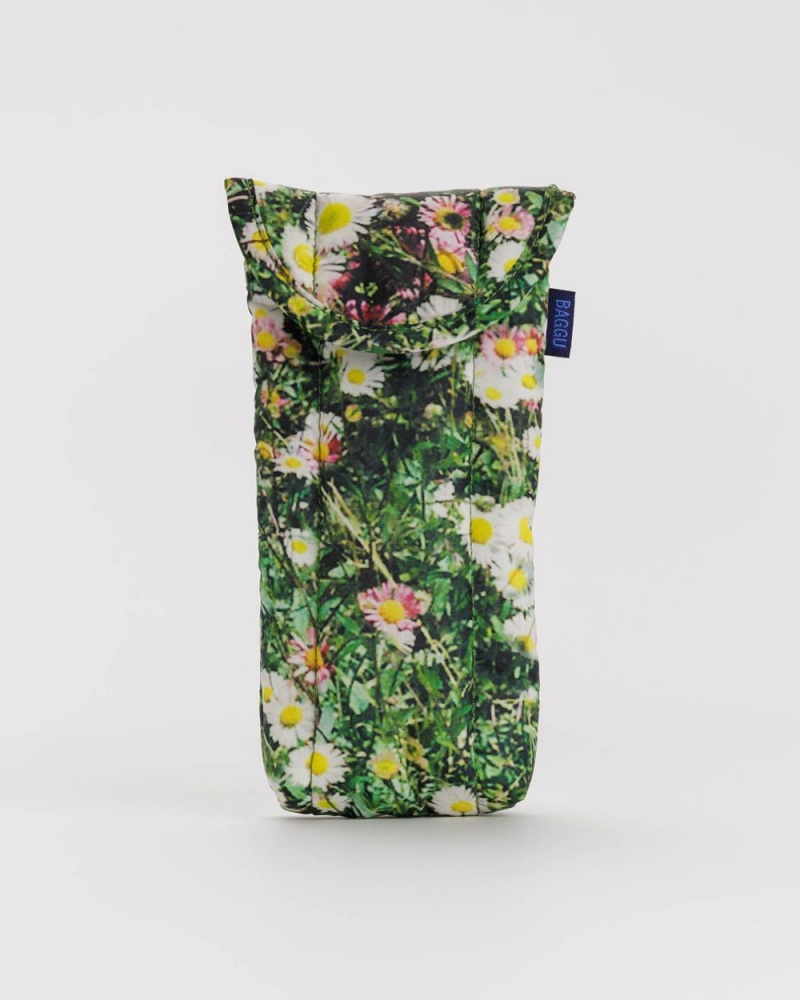 Bolsa Estuche Baggu Puffy Glasses Sleeve Verde | 761532-DIK