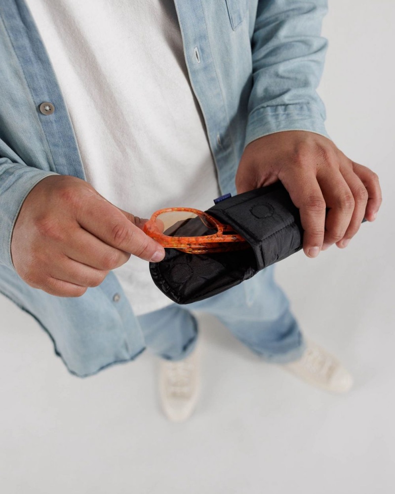 Bolsa Estuche Baggu Puffy Glasses Sleeve Negras | 075946-IFH