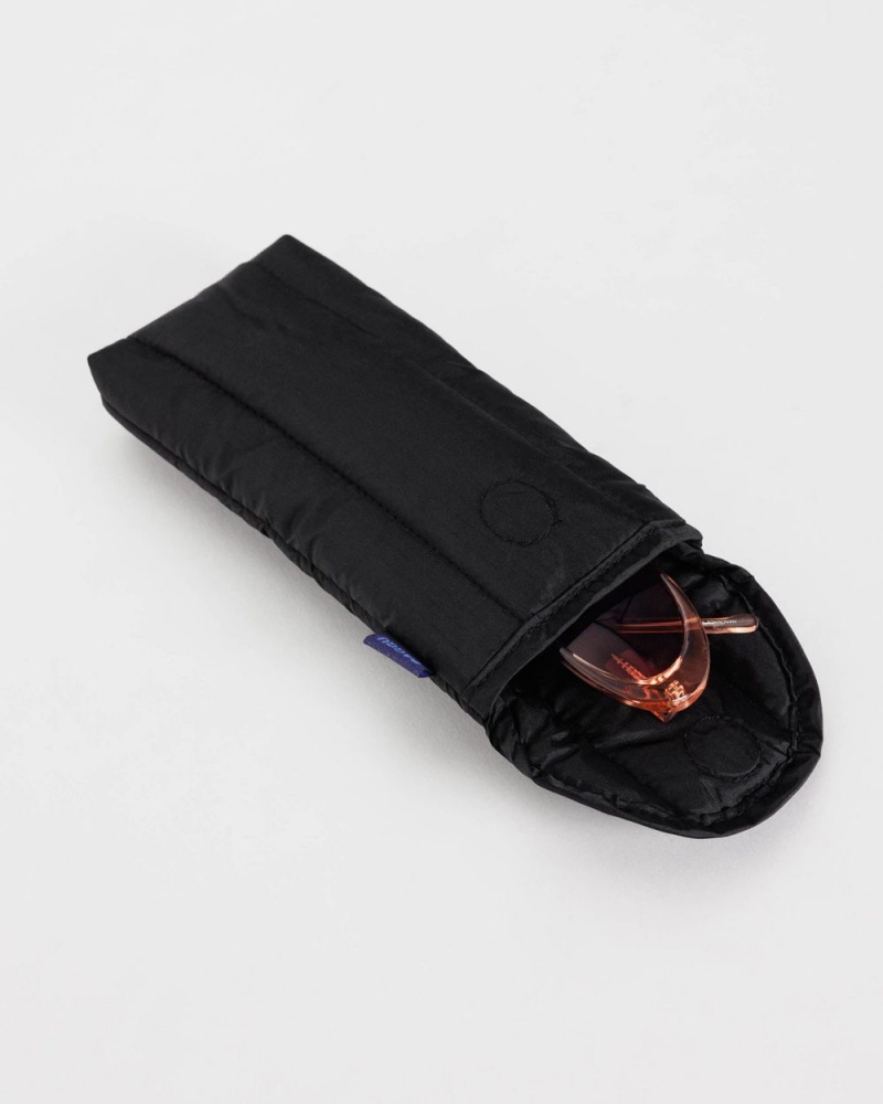 Bolsa Estuche Baggu Puffy Glasses Sleeve Negras | 075946-IFH