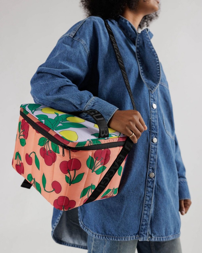 Bolsa Nevera Baggu Puffy Coral | 703954-ORC
