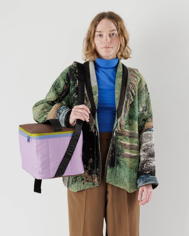 Bolsa Nevera Baggu Puffy Moradas | 420563-AZV