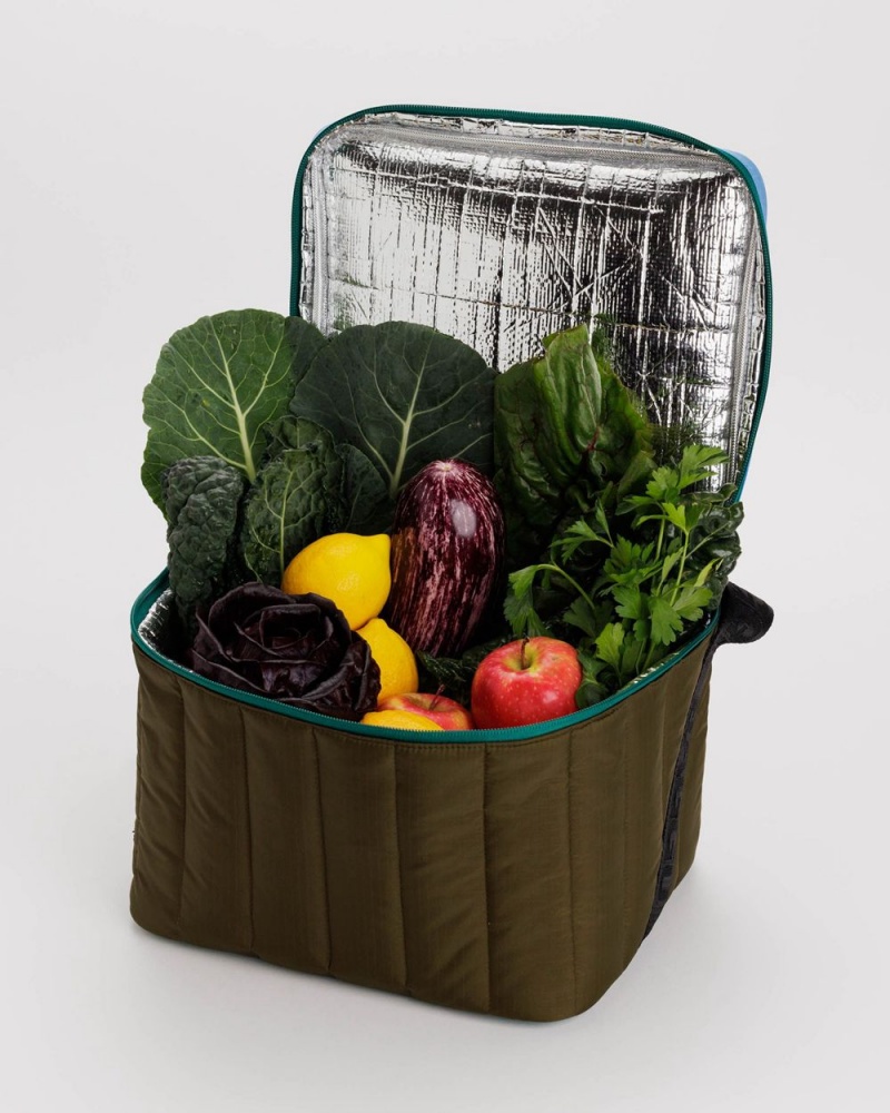 Bolsa Nevera Baggu Puffy Verde Oliva | 016293-YUN