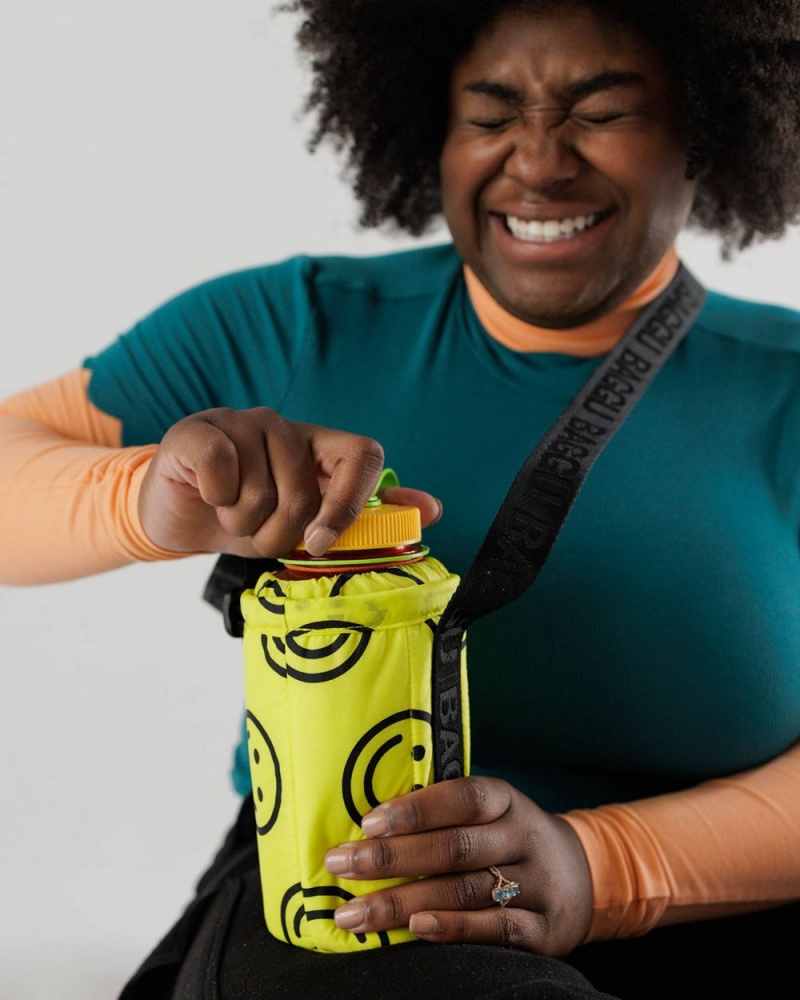 Bolsa Outdoor Baggu Puffy Agua Bottle Sling Amarillo | 629735-TCO