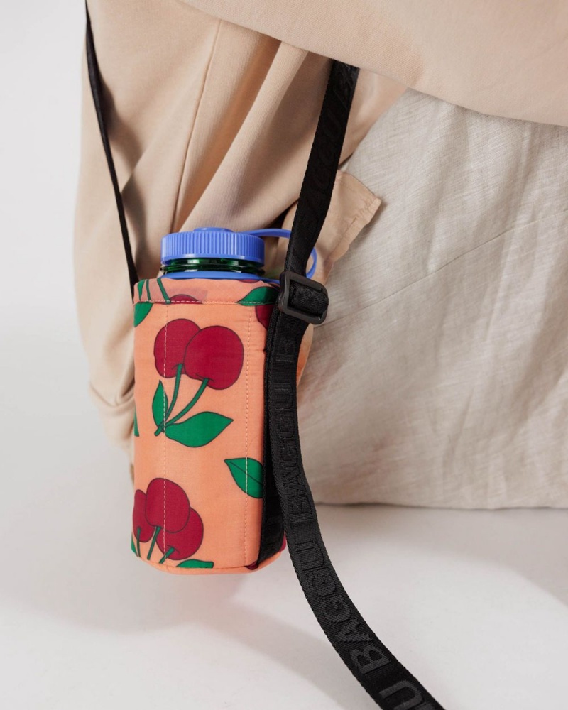 Bolsa Outdoor Baggu Puffy Agua Bottle Sling Rosas | 648031-ZJP