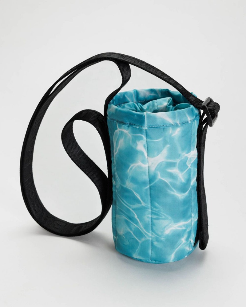 Bolsa Outdoor Baggu Puffy Agua Bottle Sling Azules | 905612-TOA