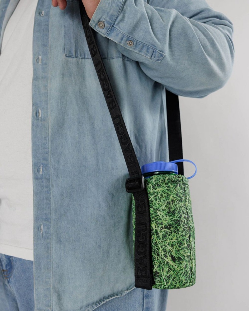 Bolsa Outdoor Baggu Puffy Agua Bottle Sling Verde | 693481-DGM