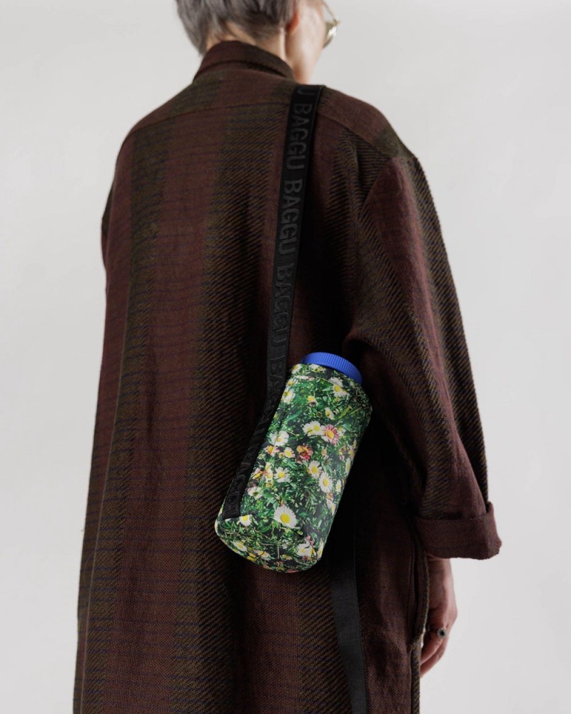 Bolsa Outdoor Baggu Puffy Agua Bottle Sling Verde | 198706-QLM