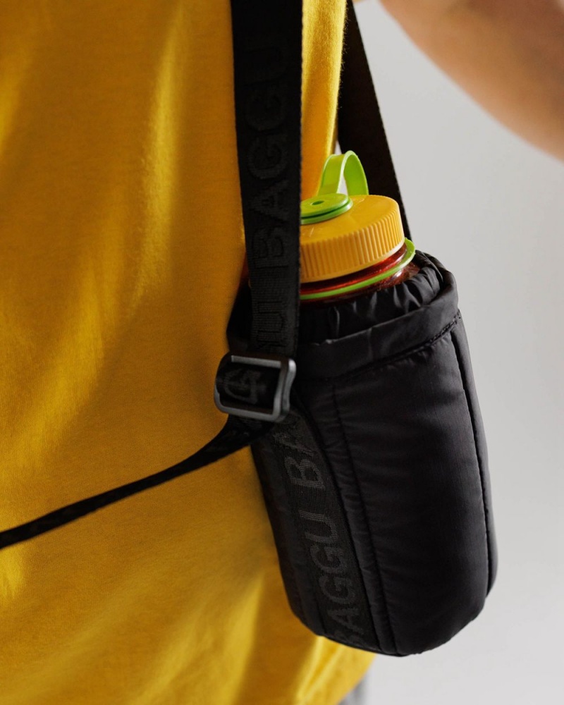 Bolsa Outdoor Baggu Puffy Agua Bottle Sling Negras | 609174-WVP