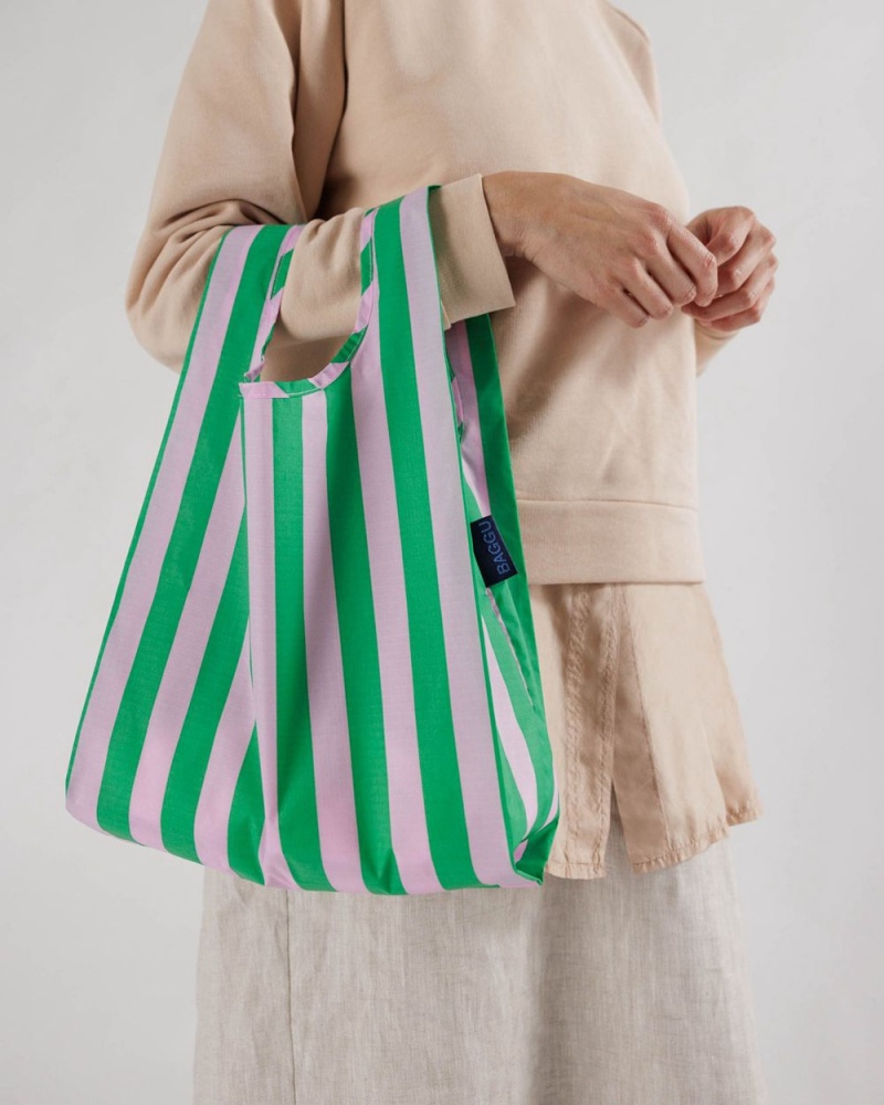 Bolsa Reutilizable Baggu Baby Rosas Verde | 432509-JHF