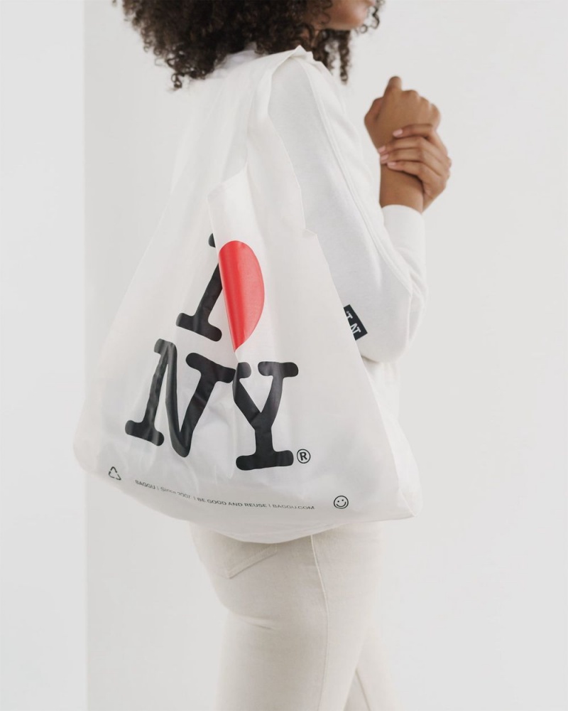 Bolsa Reutilizable Baggu Standard Blancas | 436289-JMP