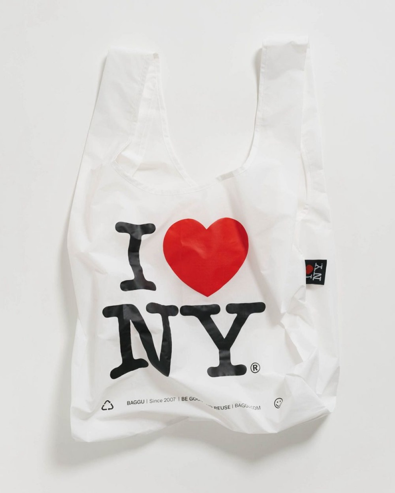 Bolsa Reutilizable Baggu Standard Blancas | 436289-JMP