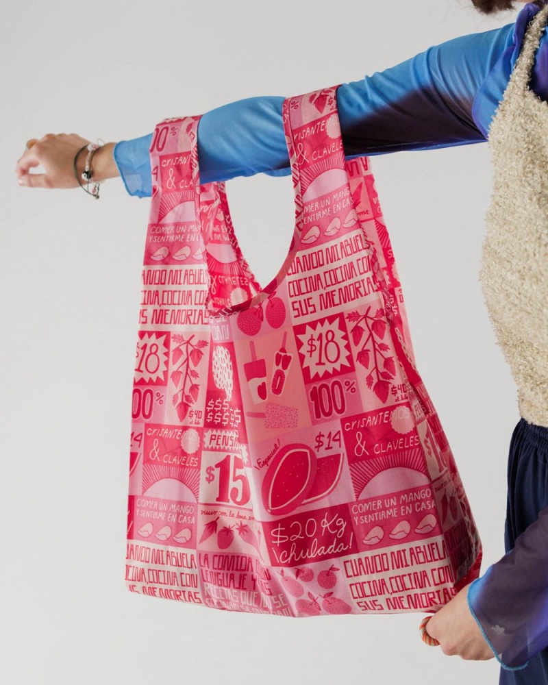 Bolsa Reutilizable Baggu Standard Rosas | 415832-JRO