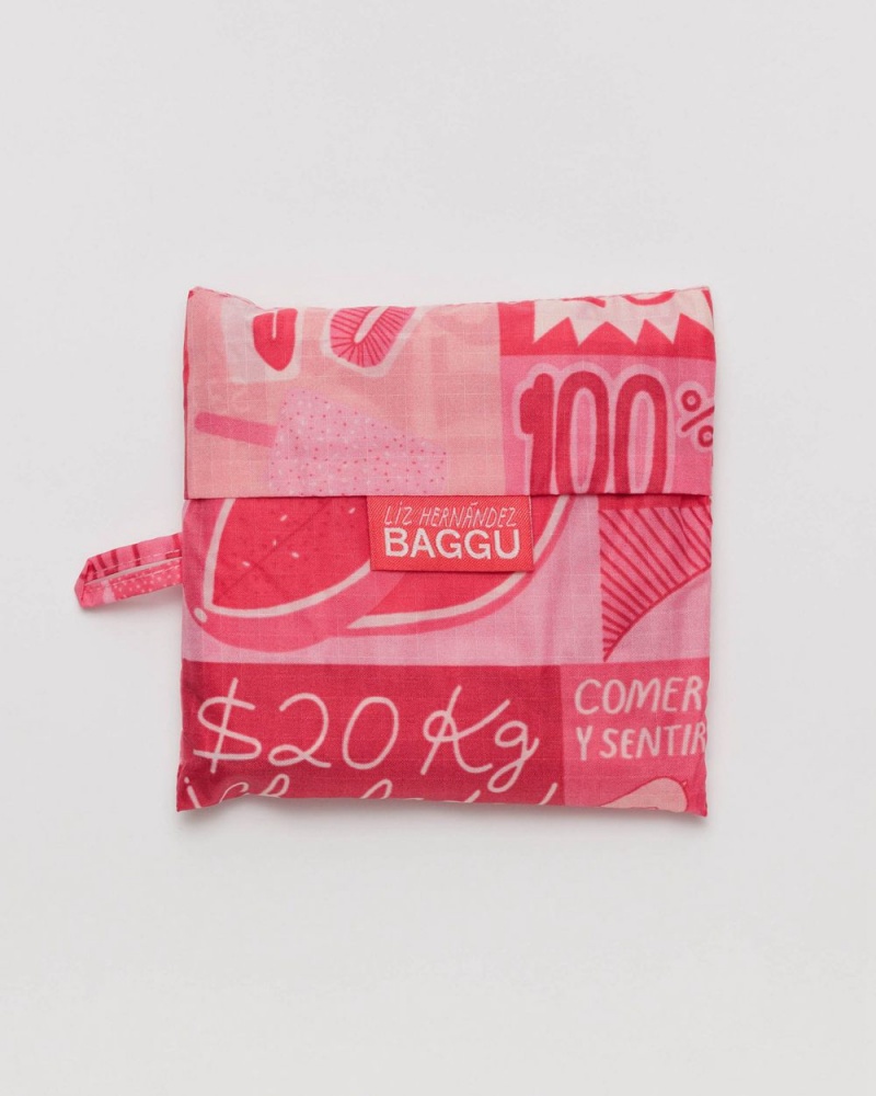 Bolsa Reutilizable Baggu Standard Rosas | 415832-JRO
