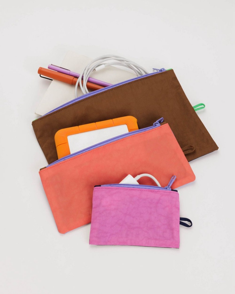 Bolso Pequeño Baggu Flat Pouch Set Multicolor | 365890-REC