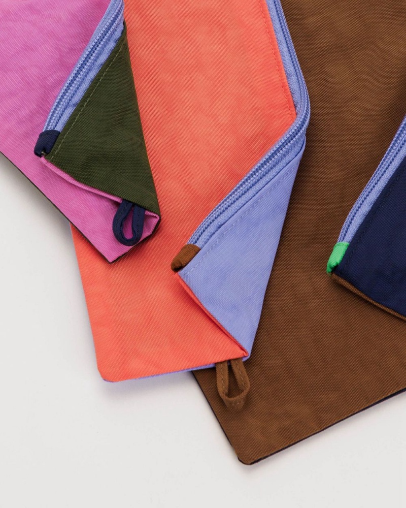 Bolso Pequeño Baggu Flat Pouch Set Multicolor | 365890-REC