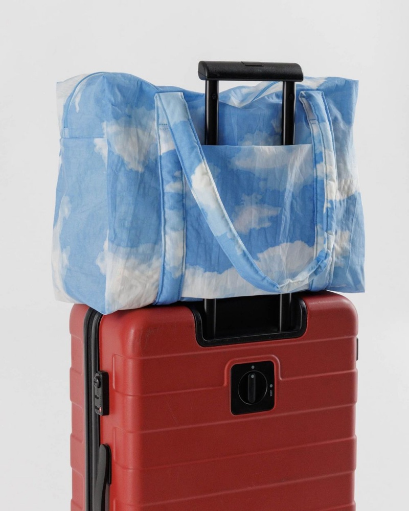 Bolso Tote Baggu Cloud Carry-on Azules Blancas | 401298-NGU
