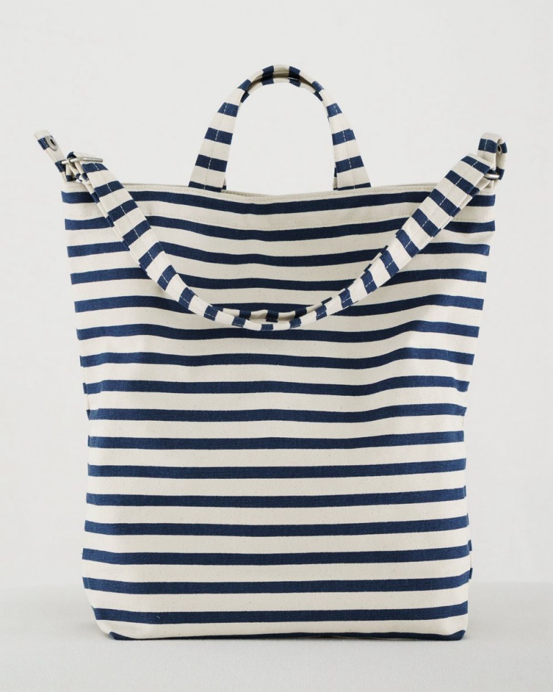 Bolso Tote Baggu Duck Azul Marino Blancas | 615780-EOG