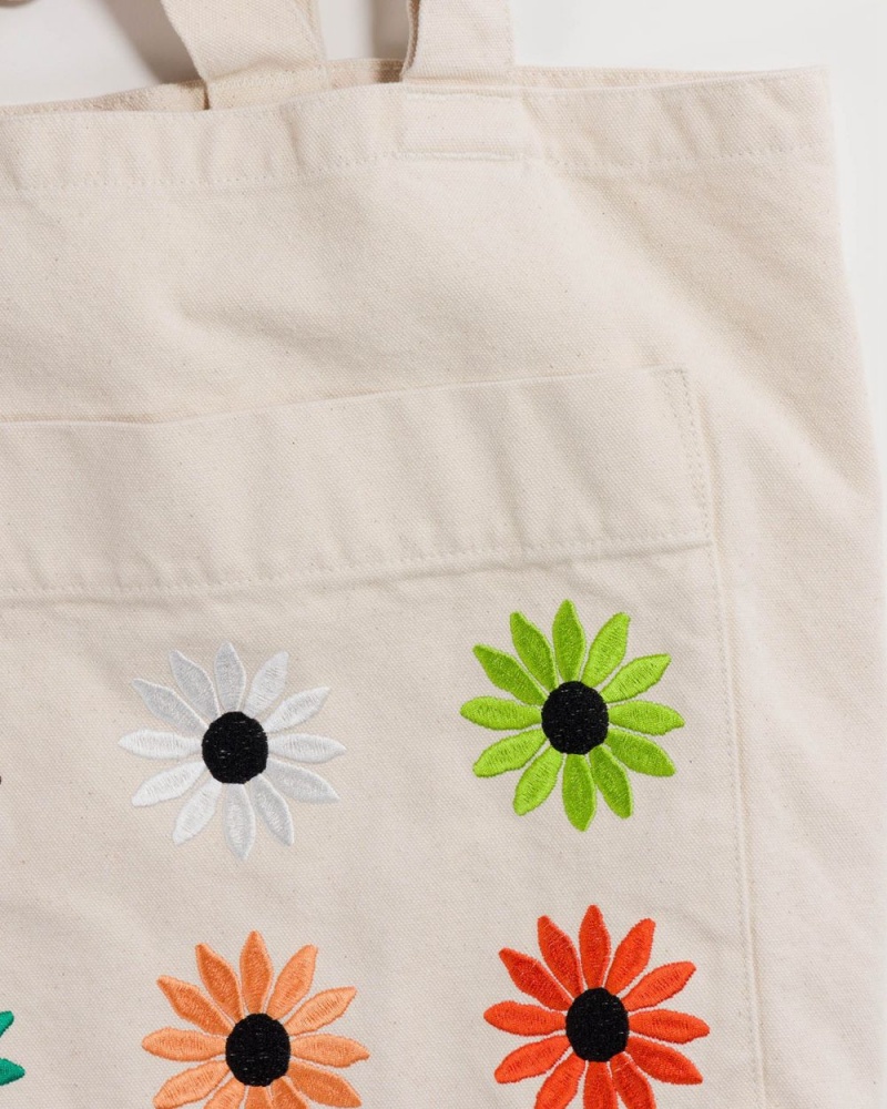 Bolso Tote Baggu Giant Pocket Blancas | 741386-PAO