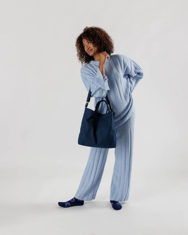 Bolso Tote Baggu Horizontal Duck Azul Marino | 529013-PXR