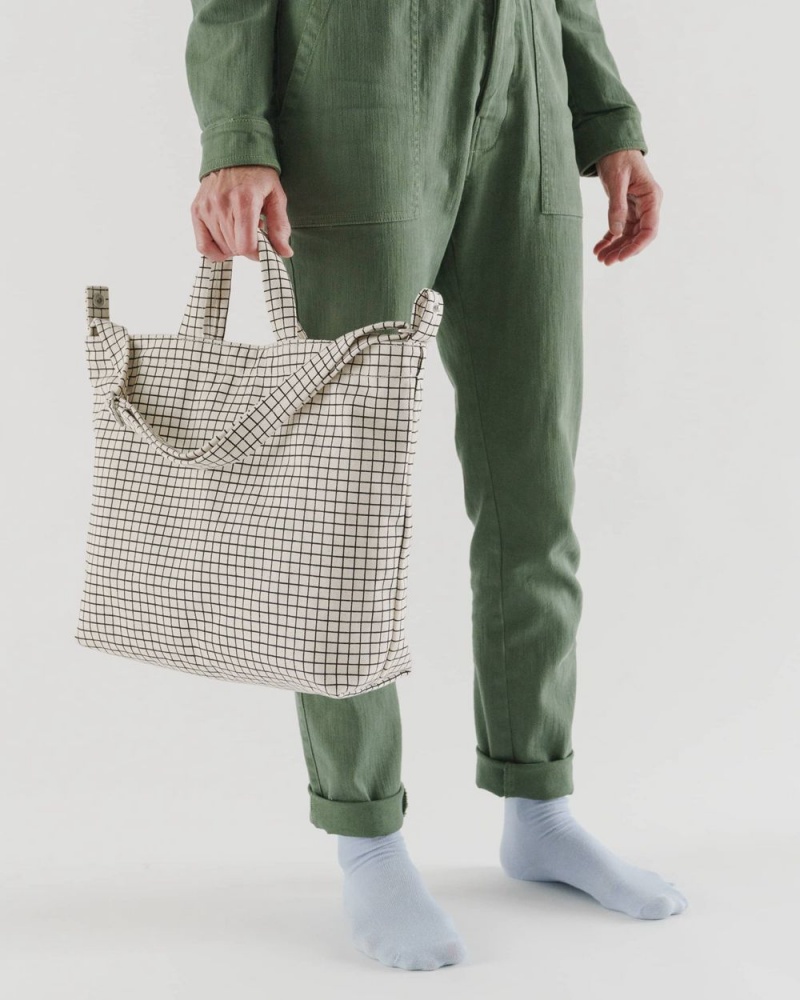 Bolso Tote Baggu Horizontal Duck Beige | 378962-KNJ
