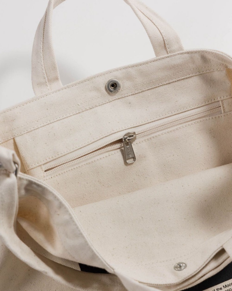Bolso Tote Baggu Horizontal Duck Beige | 631752-PQF