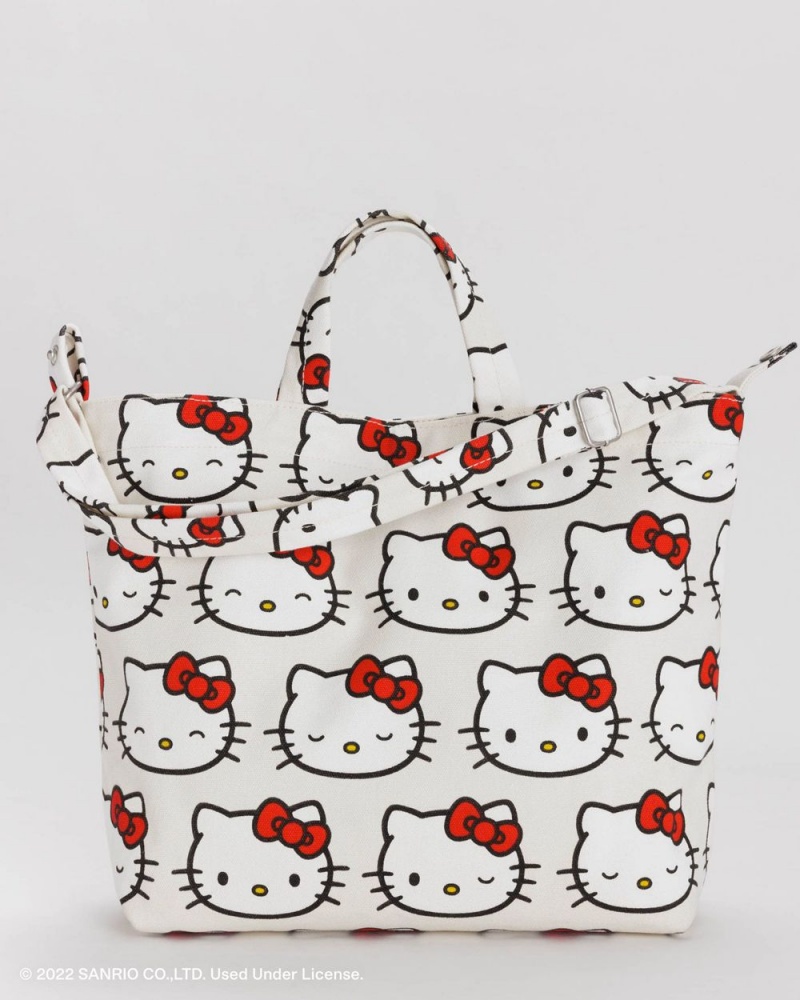 Bolso Tote Baggu Horizontal Duck Blancas | 157496-NFU