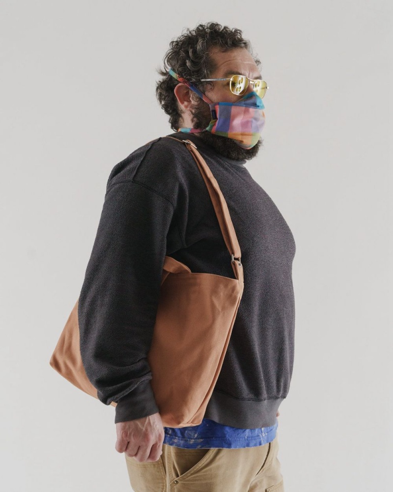 Bolso Tote Baggu Horizontal Duck Marrones | 035824-NEM