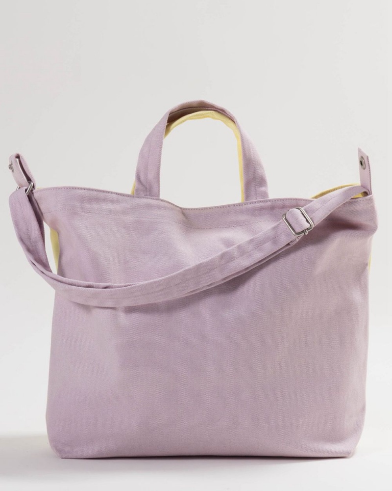 Bolso Tote Baggu Horizontal Duck Moradas | 785643-LYP
