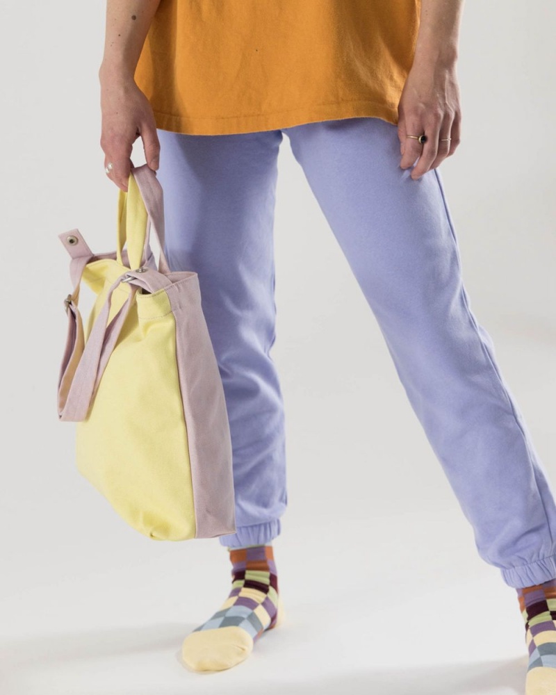 Bolso Tote Baggu Horizontal Duck Moradas | 785643-LYP