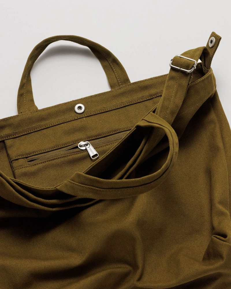 Bolso Tote Baggu Horizontal Duck Verde Oliva | 801725-YMR