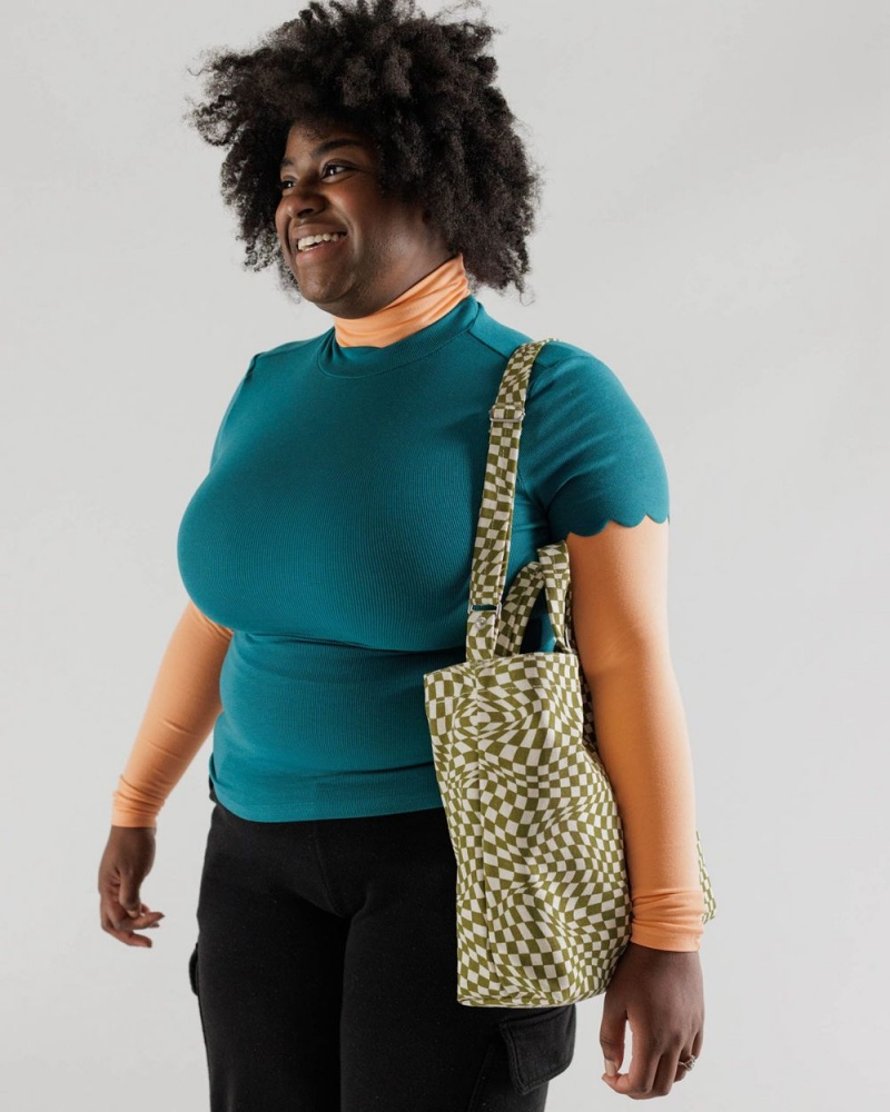 Bolso Tote Baggu Horizontal Duck Verde Oliva | 271680-IJE