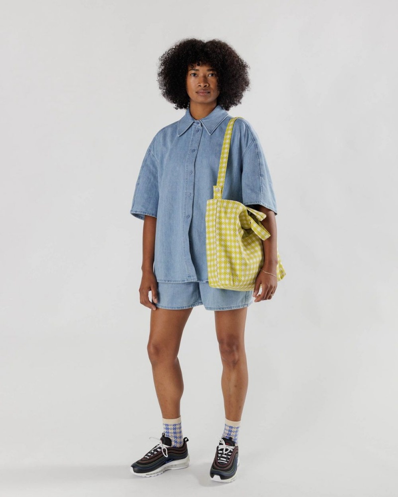 Bolso Tote Baggu Horizontal Zip Duck Amarillo | 984701-SXT