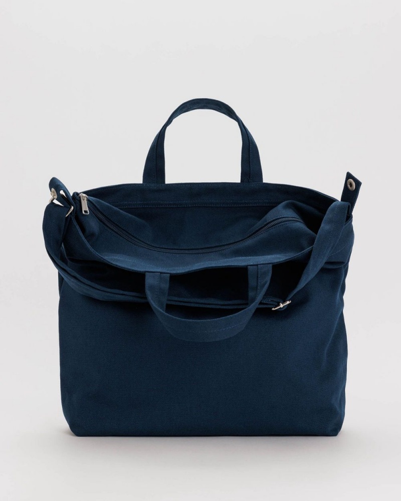 Bolso Tote Baggu Horizontal Zip Duck Azul Marino | 193280-KJB