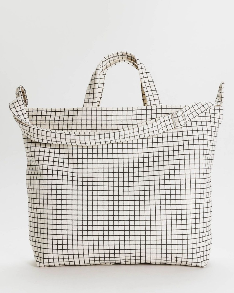 Bolso Tote Baggu Horizontal Zip Duck Beige | 761423-JFU