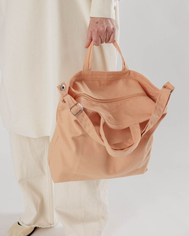 Bolso Tote Baggu Horizontal Zip Duck Beige | 365917-FSP