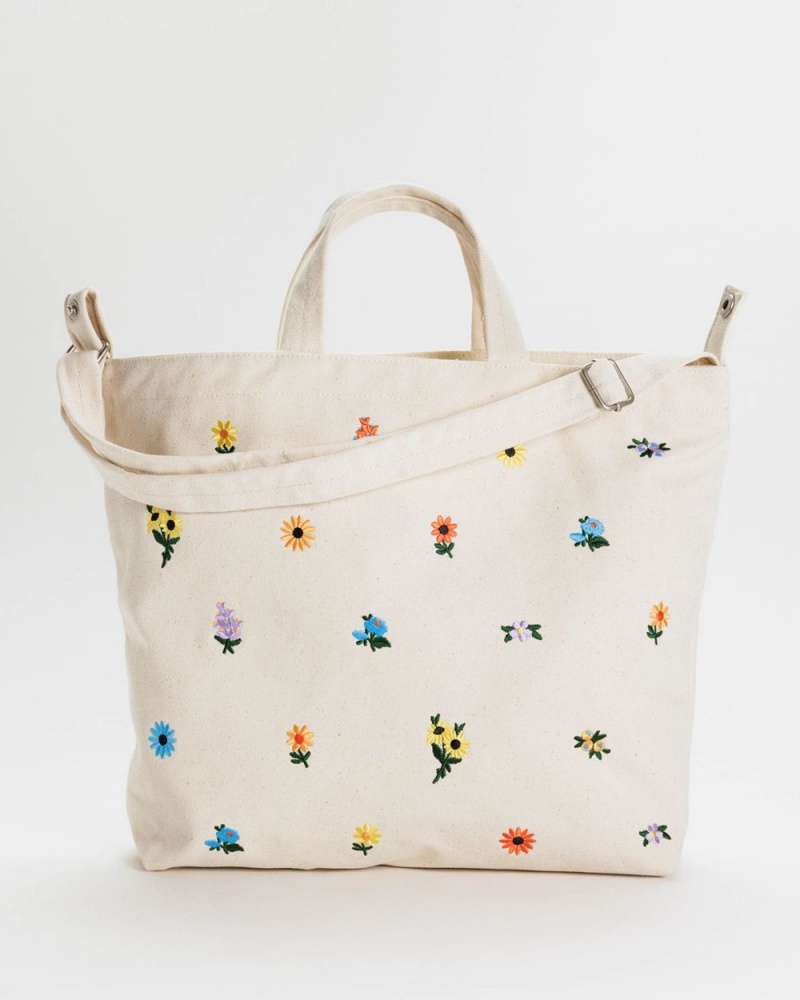 Bolso Tote Baggu Horizontal Zip Duck Blancas | 043789-VYE