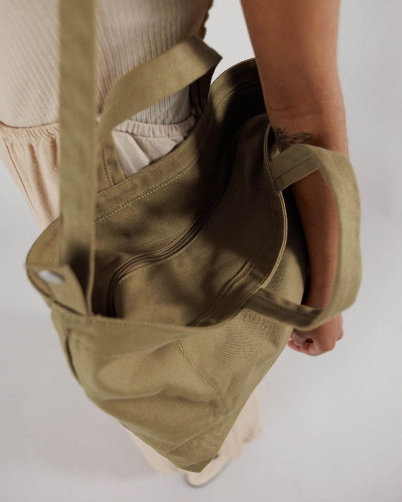 Bolso Tote Baggu Horizontal Zip Duck Kaki | 935864-HIN
