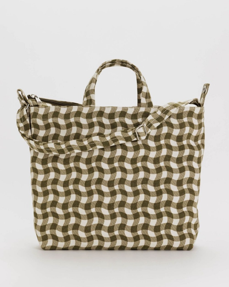 Bolso Tote Baggu Horizontal Zip Duck Marrones | 219674-LRK