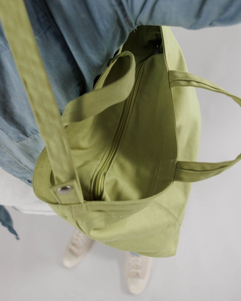 Bolso Tote Baggu Horizontal Zip Duck Verde | 836754-IFV