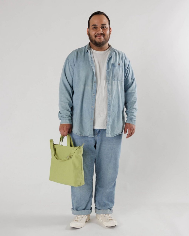 Bolso Tote Baggu Horizontal Zip Duck Verde | 836754-IFV