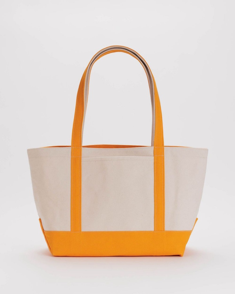 Bolso Tote Baggu Medium Heavyweight Lona Naranjas | 370492-JIX