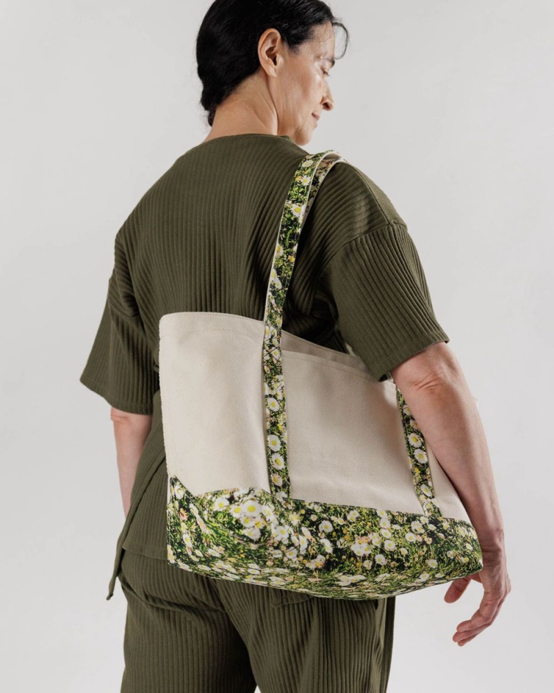 Bolso Tote Baggu Medium Heavyweight Lona Verde | 751320-TRQ