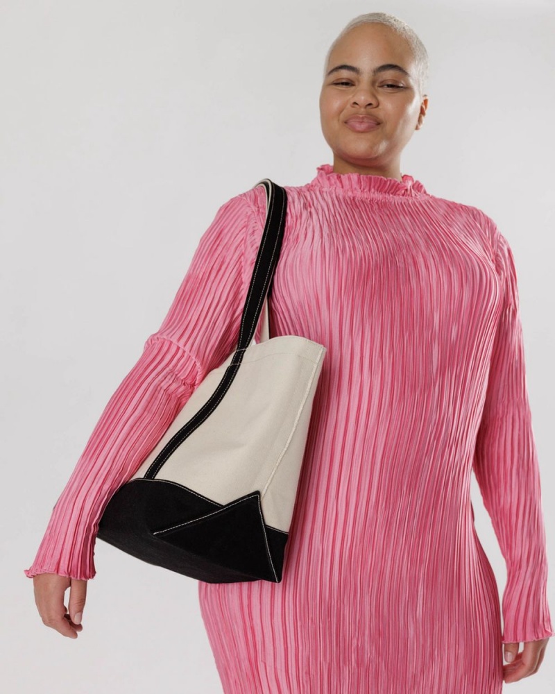 Bolso Tote Baggu Medium Heavyweight Lona Negras | 634750-AGR