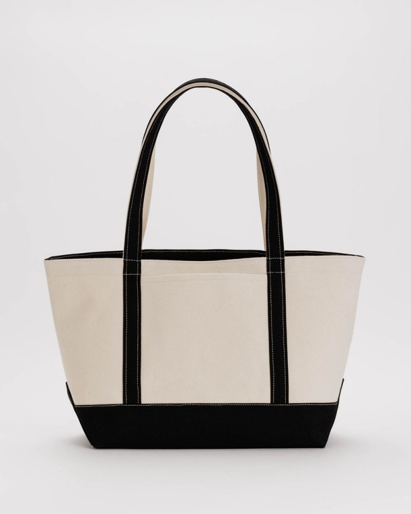 Bolso Tote Baggu Medium Heavyweight Lona Negras | 634750-AGR