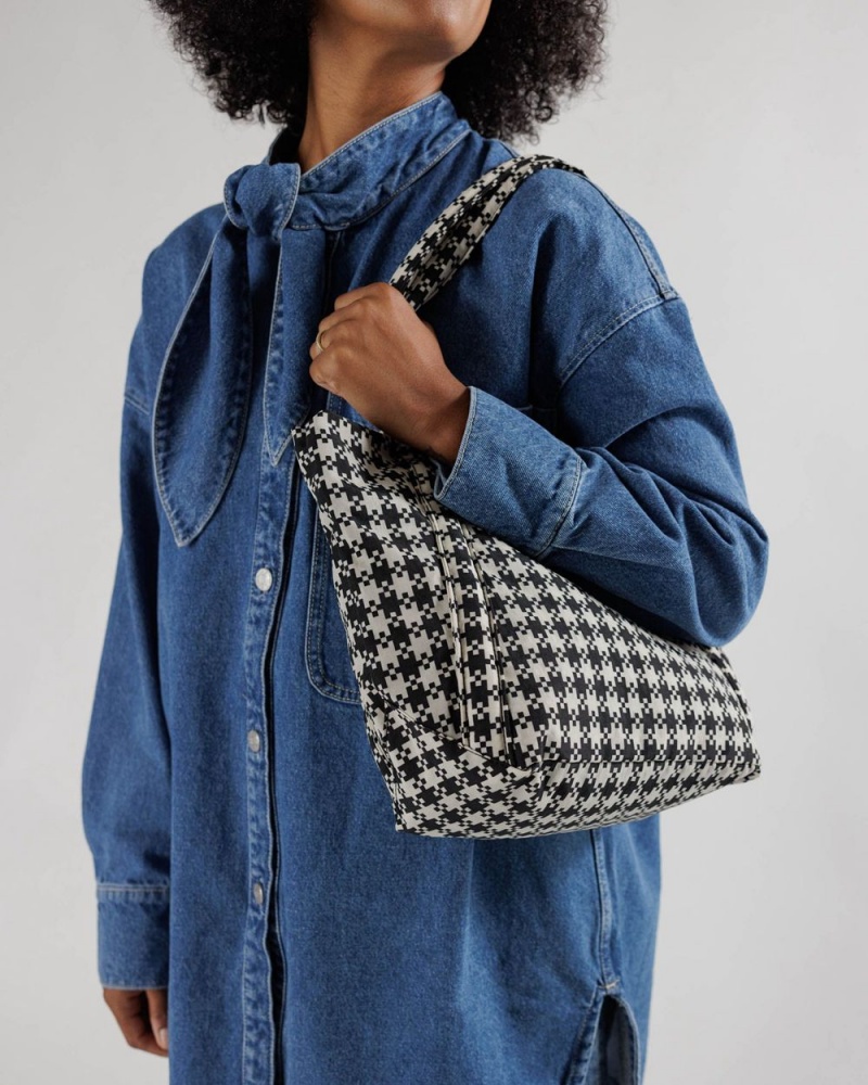 Bolso Tote Baggu Mini Cloud Negras Blancas | 720689-IHO