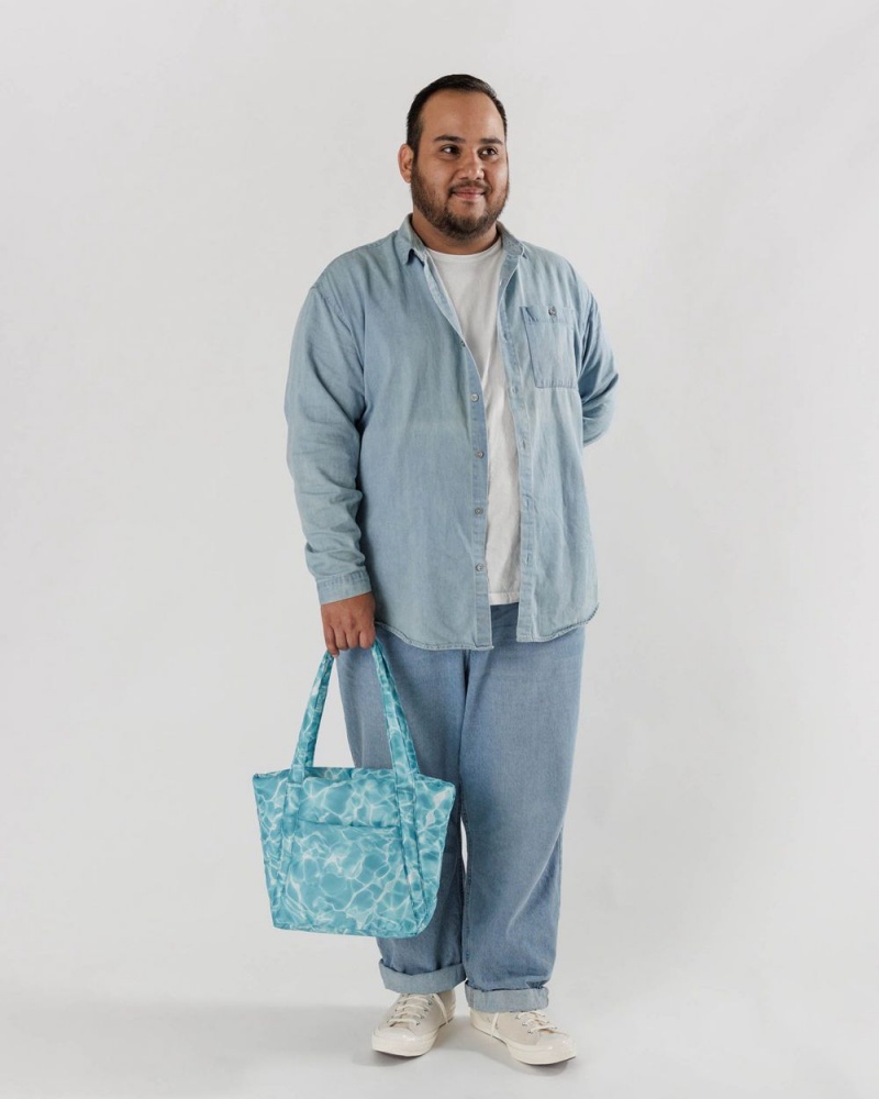 Bolso Tote Baggu Puffy Mini Azules | 245709-AZF