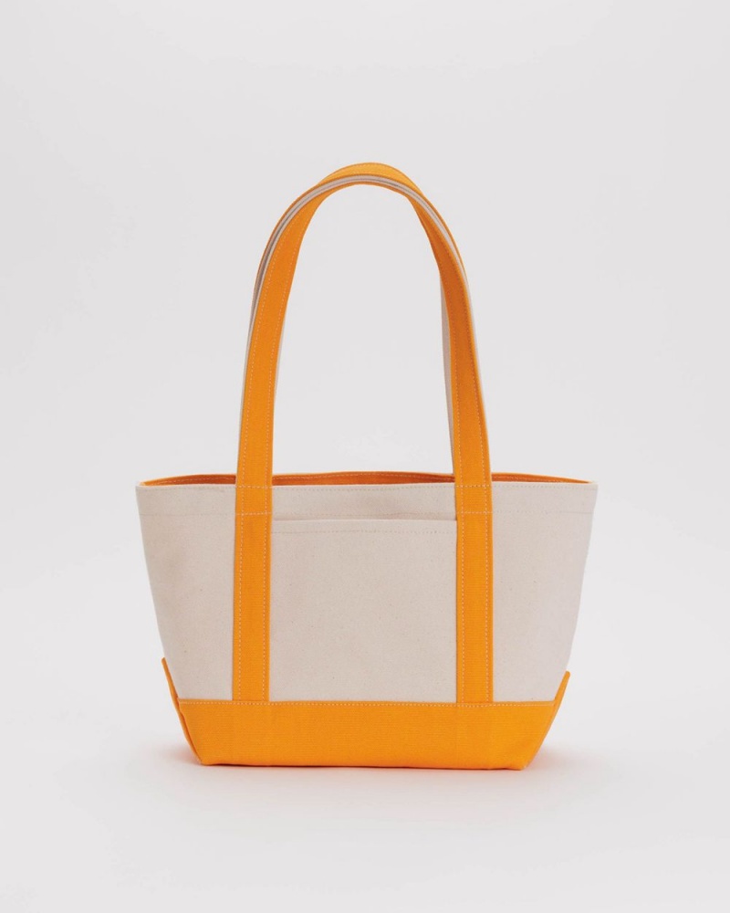 Bolso Tote Baggu Small Heavyweight Lona Naranjas | 018369-MYT