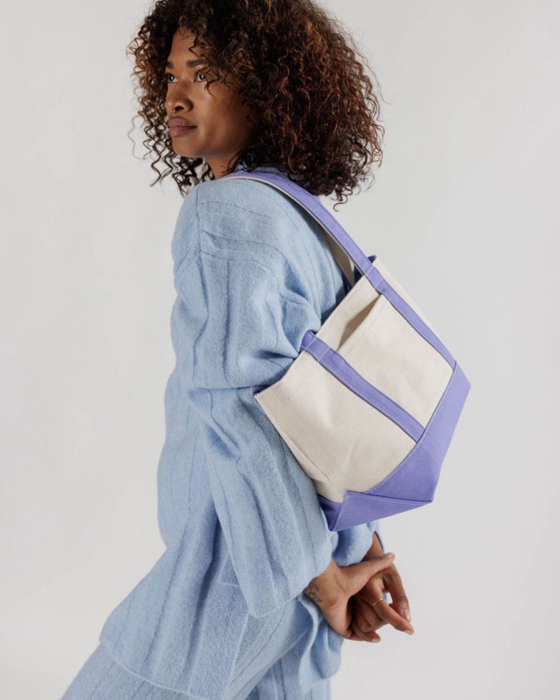 Bolso Tote Baggu Small Heavyweight Lona Azules | 278095-YXI
