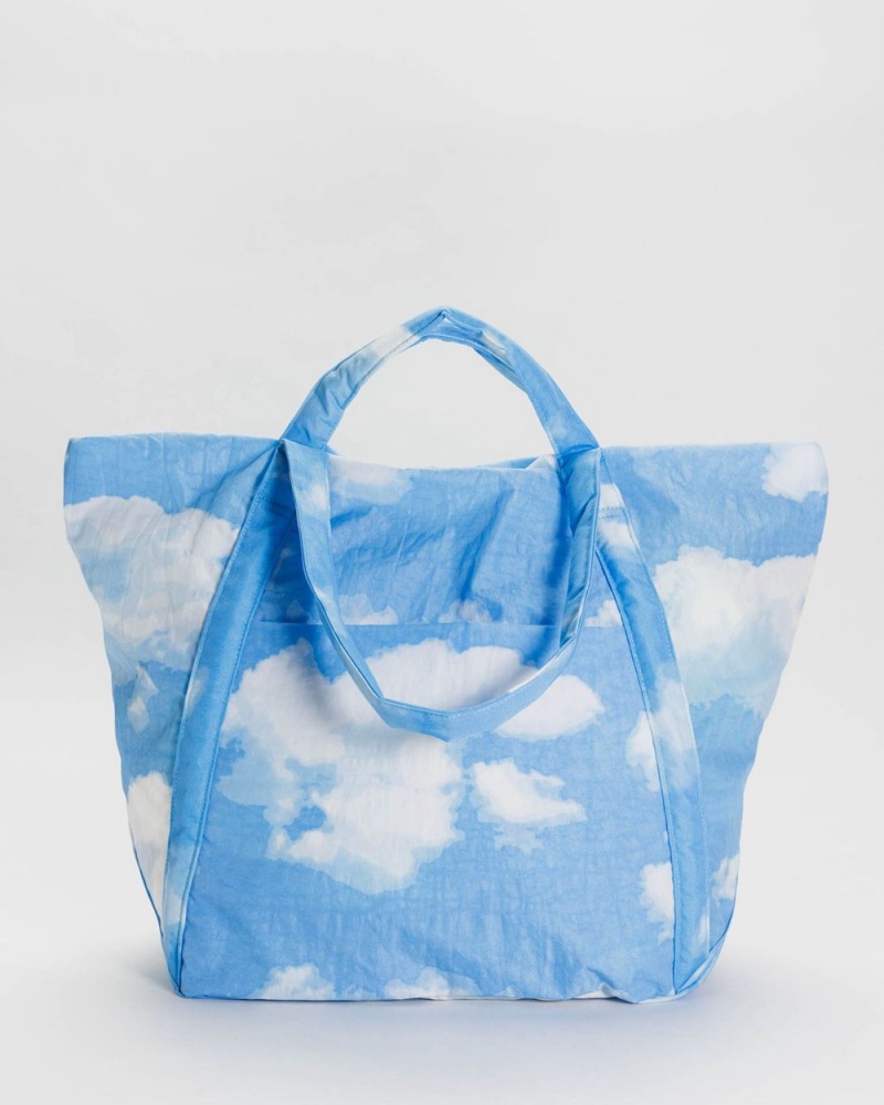 Bolso Tote Baggu Travel Cloud Azules Blancas | 531762-KIL