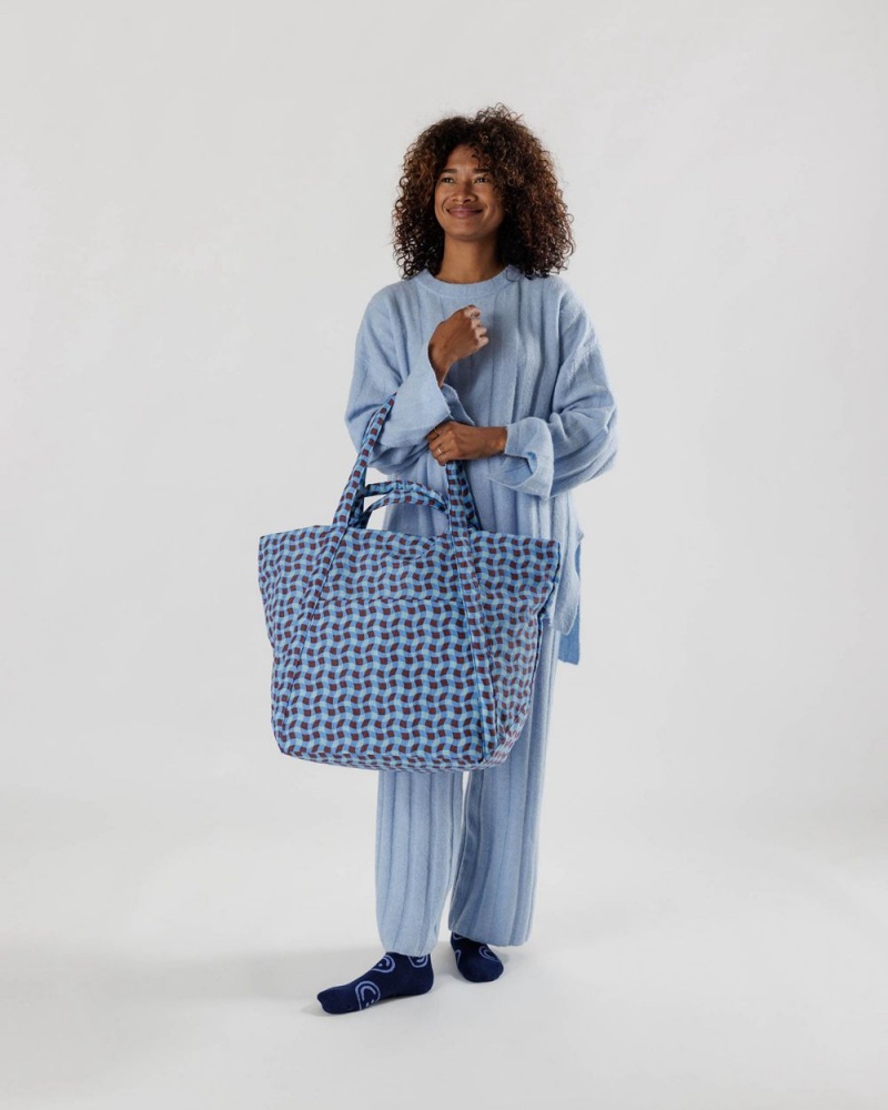 Bolso Tote Baggu Travel Cloud Azules | 431796-OHT